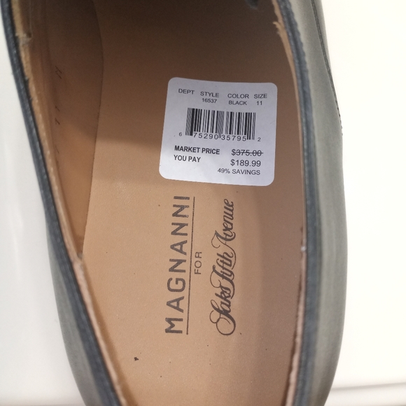 Magnanni by Saks Fifth Avenue Men's Dress Shoes - Picture 5 of 7